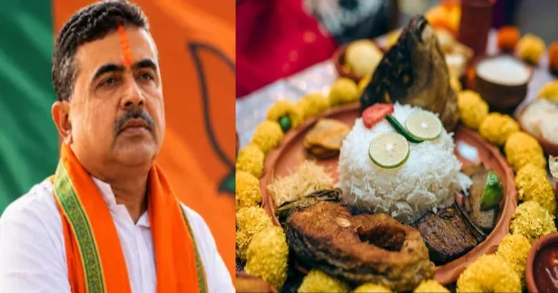 Suvendu govt announces Rs 5 maach-bhaat scheme