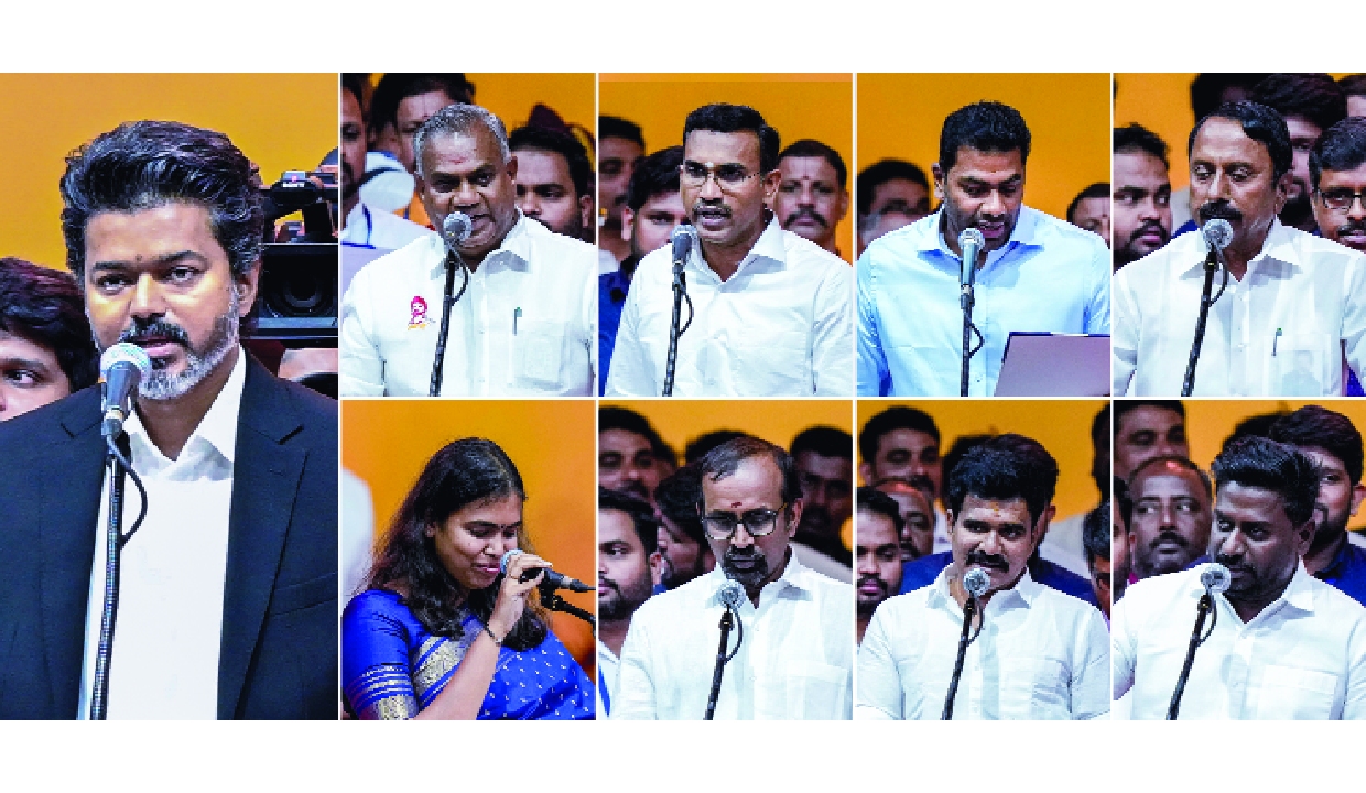 TVK Cabinet Portfolios Allocated to 9 Ministers, K A Sengottaiyan Gets Finance – News Today | First with the news