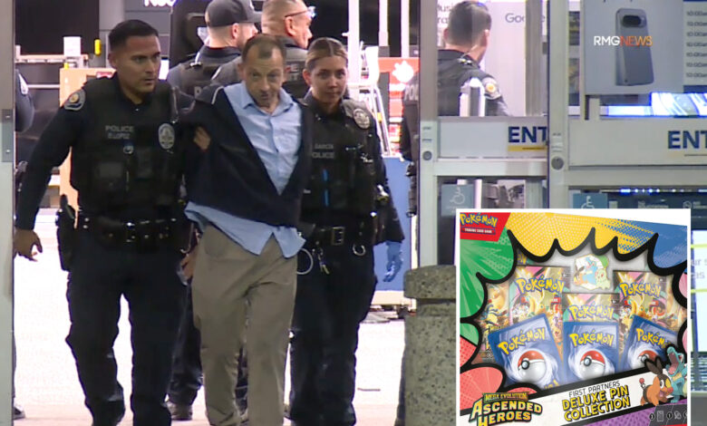 Thief pulled from Pasadena Best Buy as line formed outside for Pokemon cards