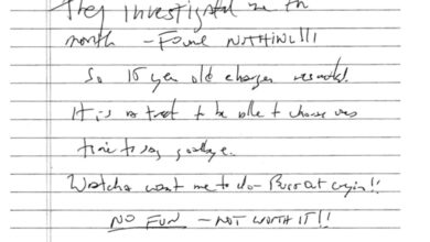 ‘Time to say goodbye,’ Epstein allegedly wrote in newly released purported suicide note