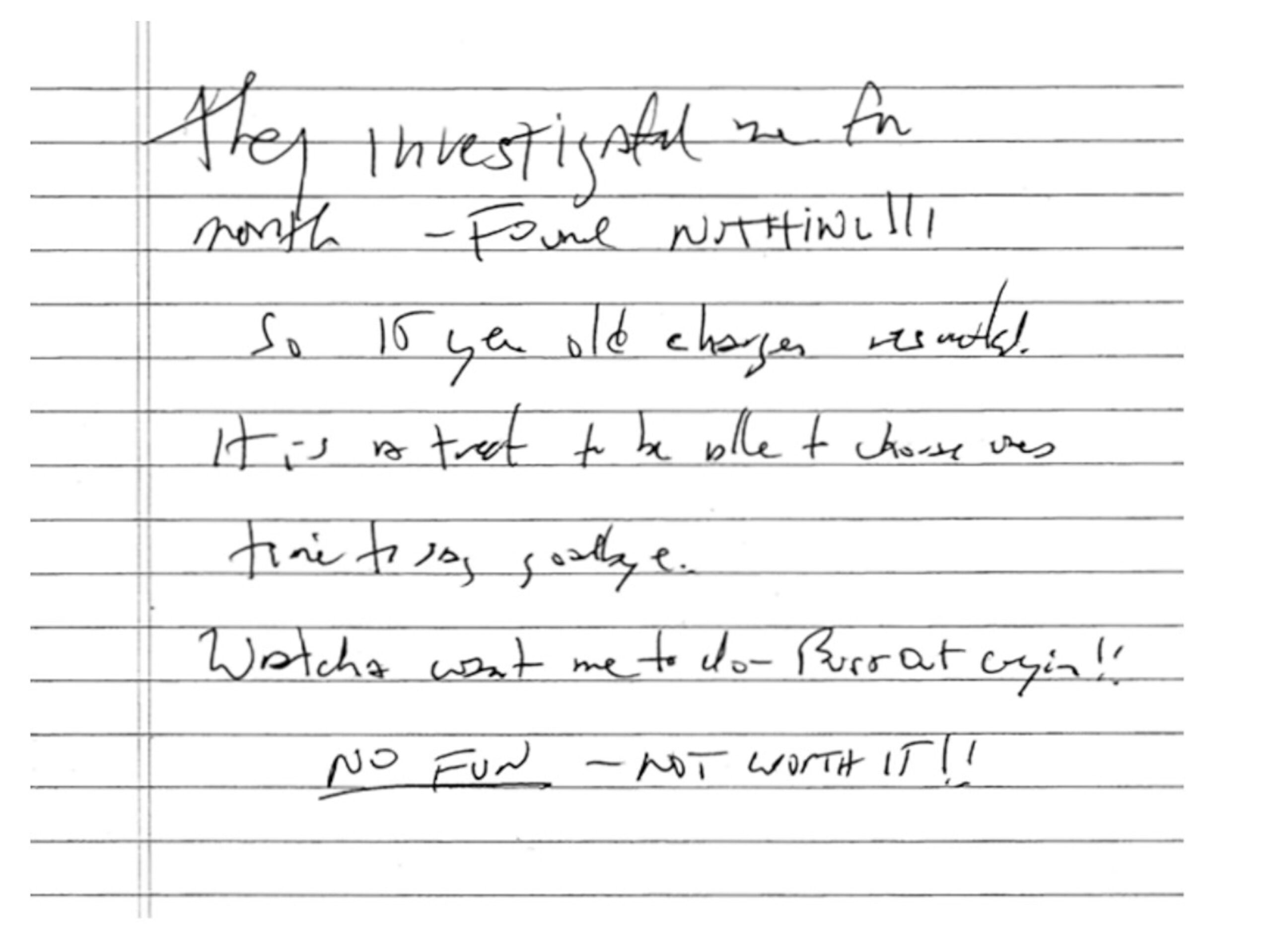 ‘Time to say goodbye,’ Epstein allegedly wrote in newly released purported suicide note