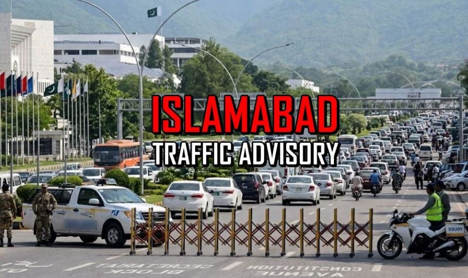 Traffic Advisory Issued Ahead of Marka-i-Haq Event in Islamabad