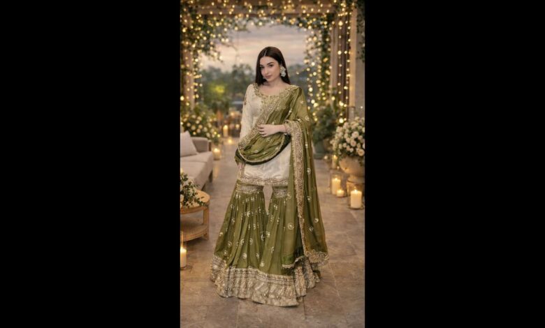 Trendy Sharara Sets for a Stunning Look