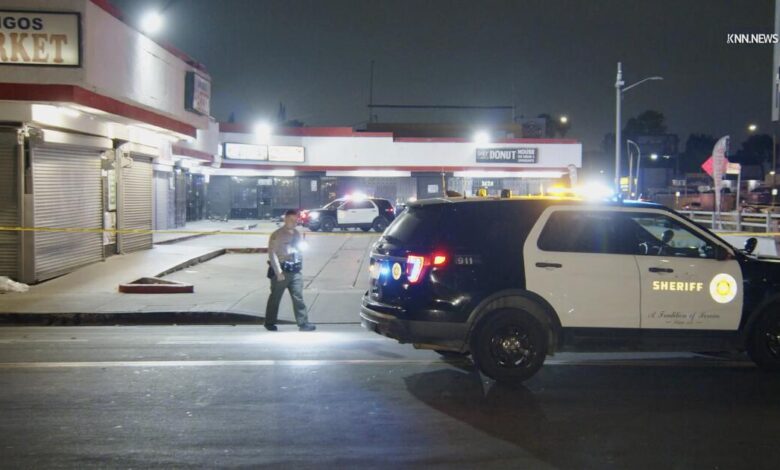 Triple shooting near Florence-Firestone strip mall kills one, injures two