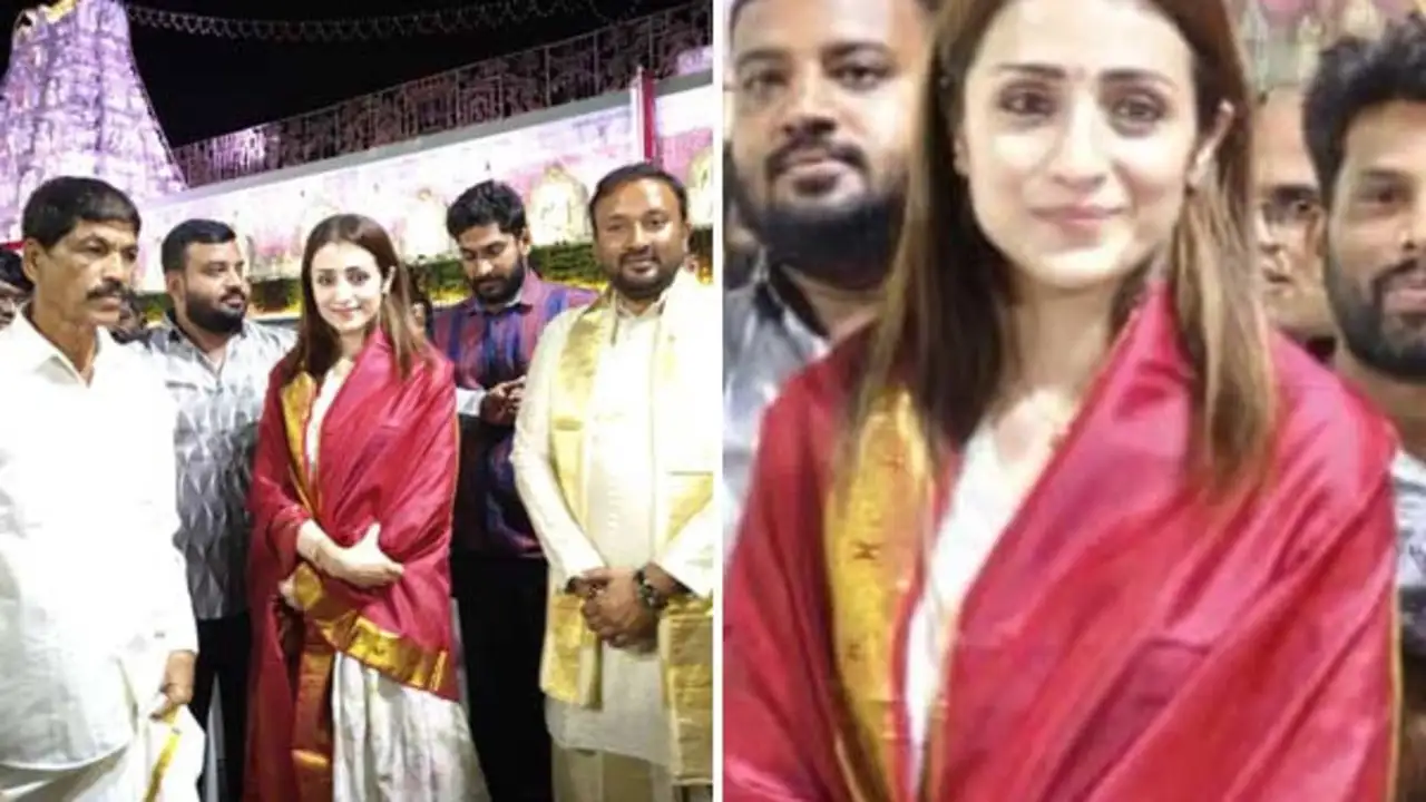 Trisha Visits Vijay’s Panaiyur Home as TVK Surges Towards Power in Tamil Nadu – News Today | First with the news