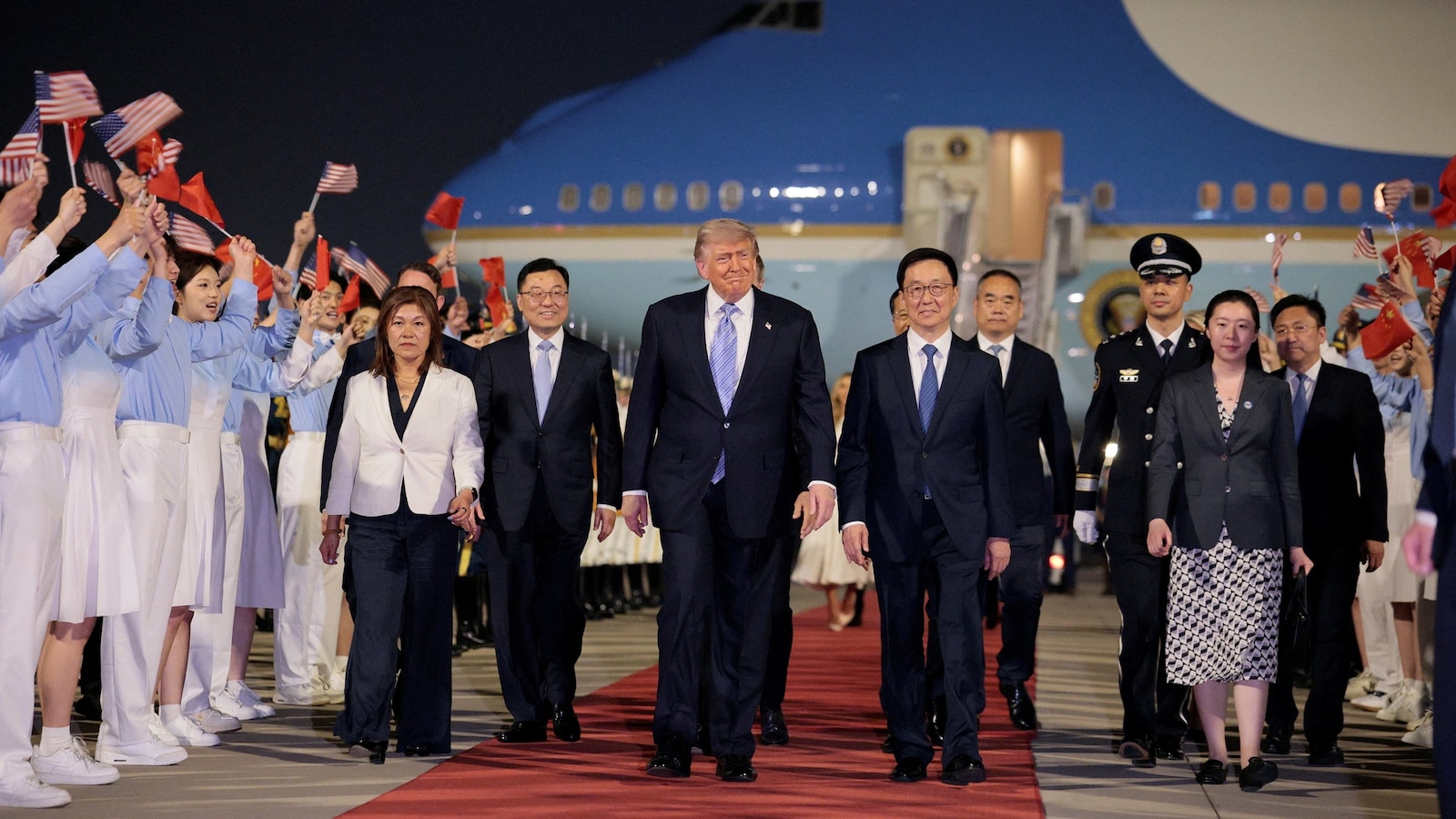 Trump arrives in Beijing for high-stakes summit with Xi amid US war with Iran