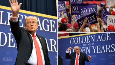 Trump hangs with seniors in Florida’s Villages – touts everything he’s done to make life more affordable