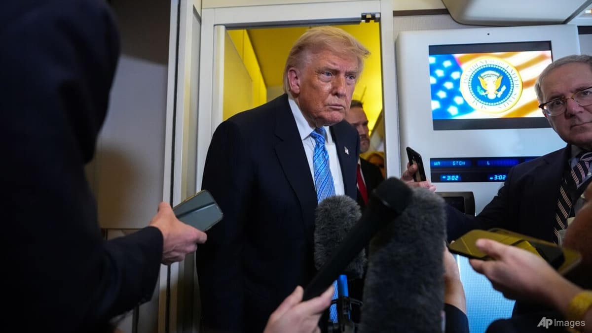 Trump says he is losing patience with Iran, did not ask China for favours