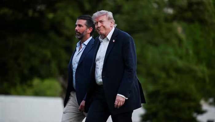 Trump says he will not attend son Donald Trump Jr’s wedding