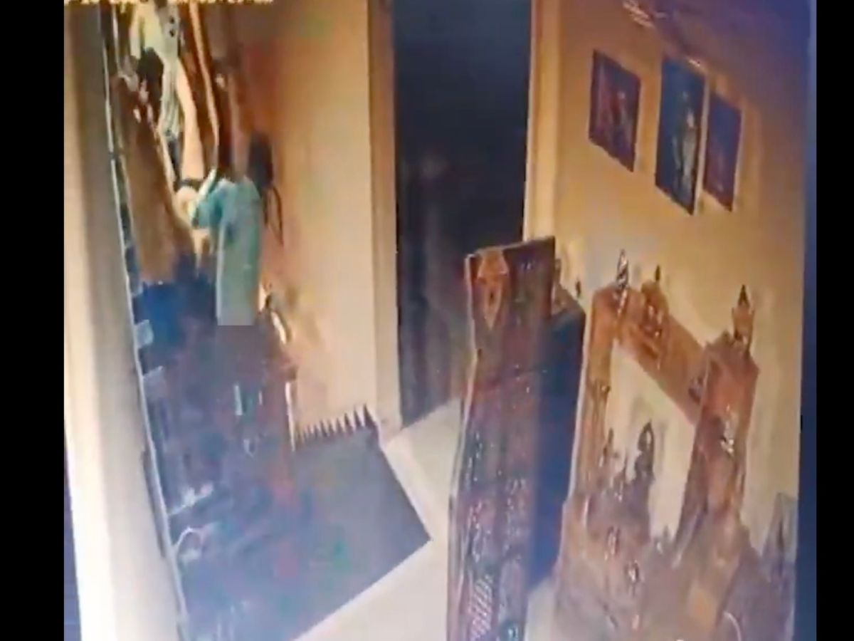 Twisha Sharma Case: CCTV Captures Her Heading To Terrace Before Husband Carries Body