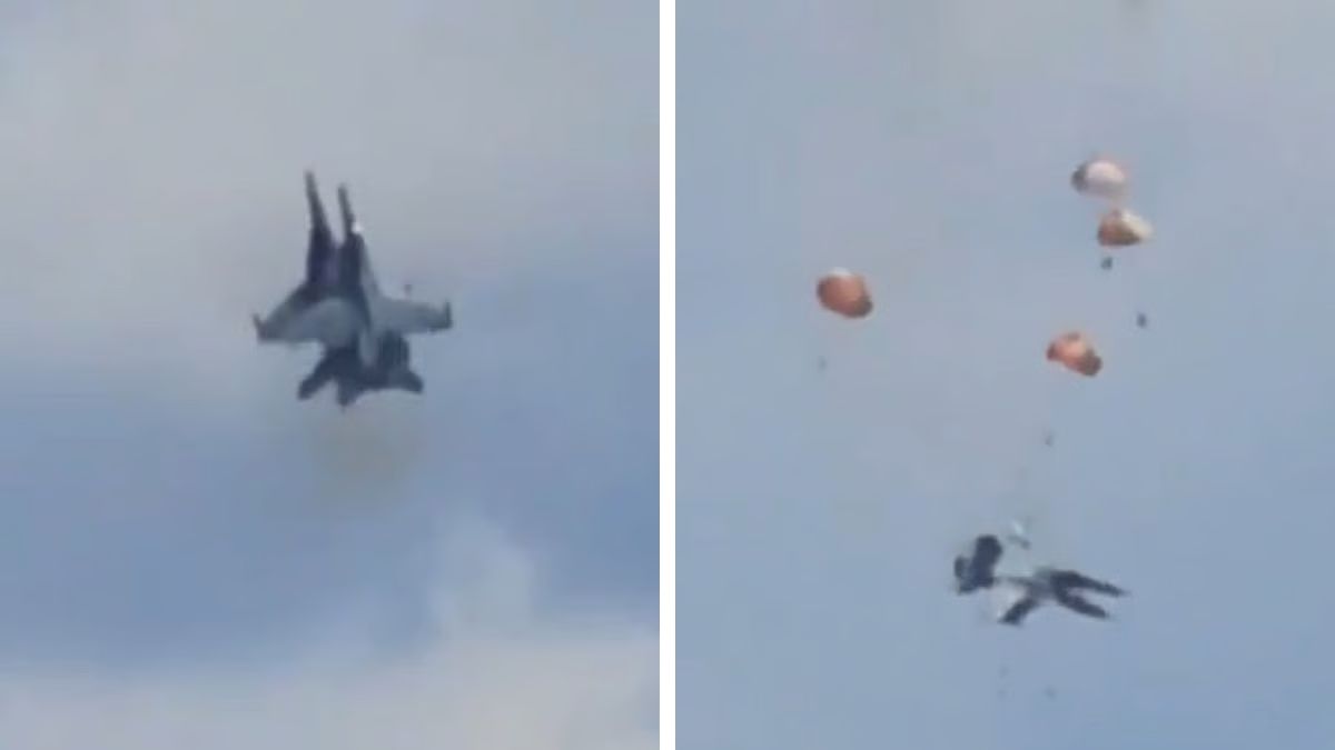 Two Navy Growler Jets Collide at Idaho Air Show, Crews Eject Safely