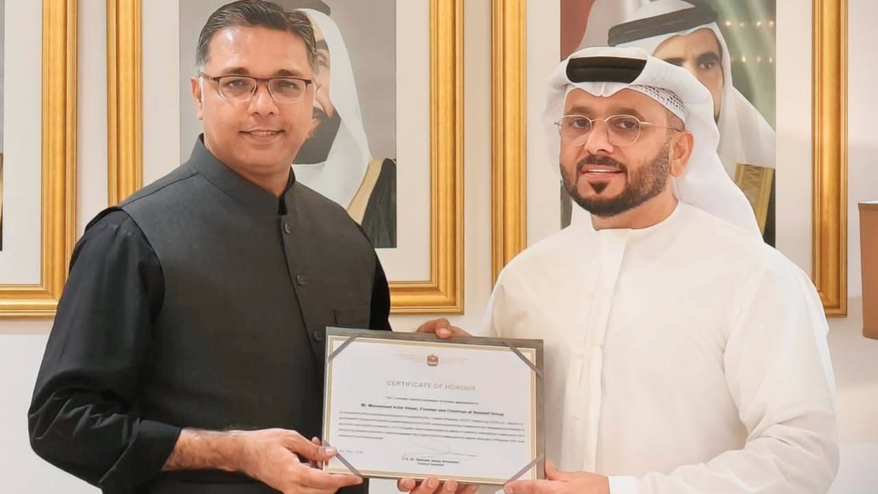 UAE Honors Muhammad Azfar Ahsan