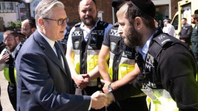 U.K. prime minister urges tougher action at some Gaza protests after antisemitic attacks