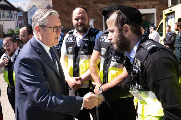 U.K. prime minister urges tougher action at some Gaza protests after antisemitic attacks