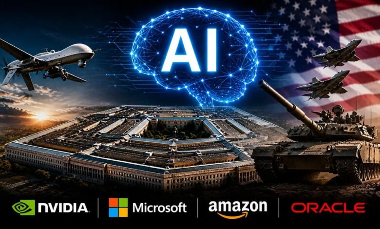 US Defense Department Signs Deal With Nvidia and Microsoft for Military AI Use