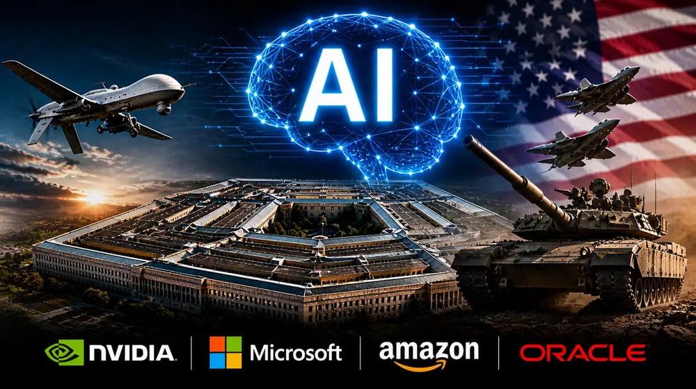 US Defense Department Signs Deal With Nvidia and Microsoft for Military AI Use