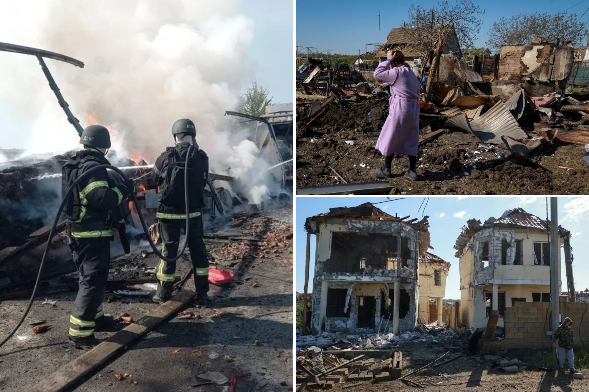Ukraine attacks Russian oil port, ‘shadow fleet’ tankers as Moscow hits civilians targets
