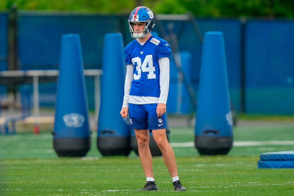 Undrafted rookie Dominic Zvada opens Giants kicking competition