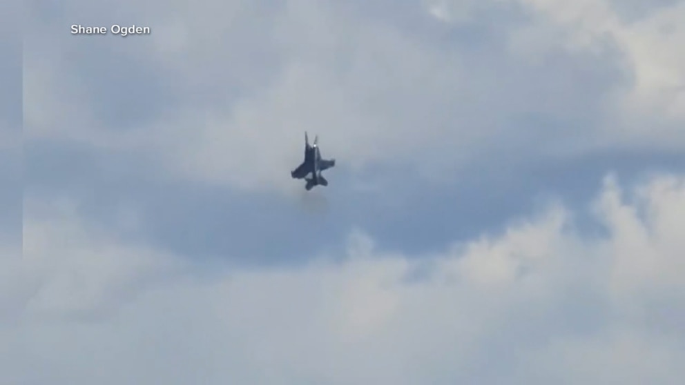 Video 2 fighter jets collide midair at Idaho Air Force base air show