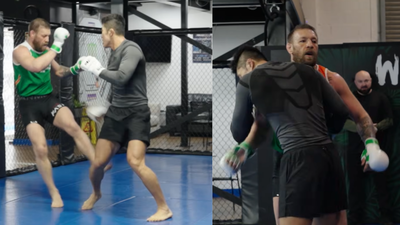 Watch video: Conor McGregor spotted in intense spar session with ‘Stun Gun’ ahead of UFC comeback, is he ready? | International Sports News – The Times of India
