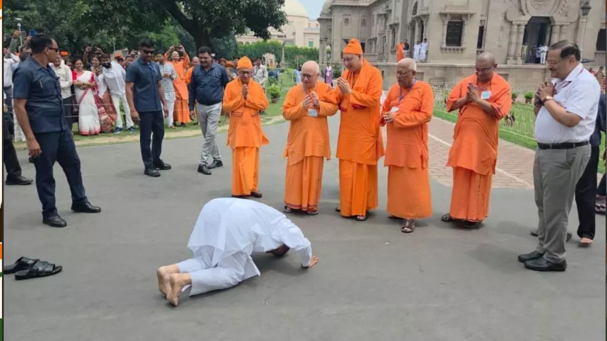 West Bengal CM Suvendu Adhikari Visits Belur Math and Meets Central Leaders