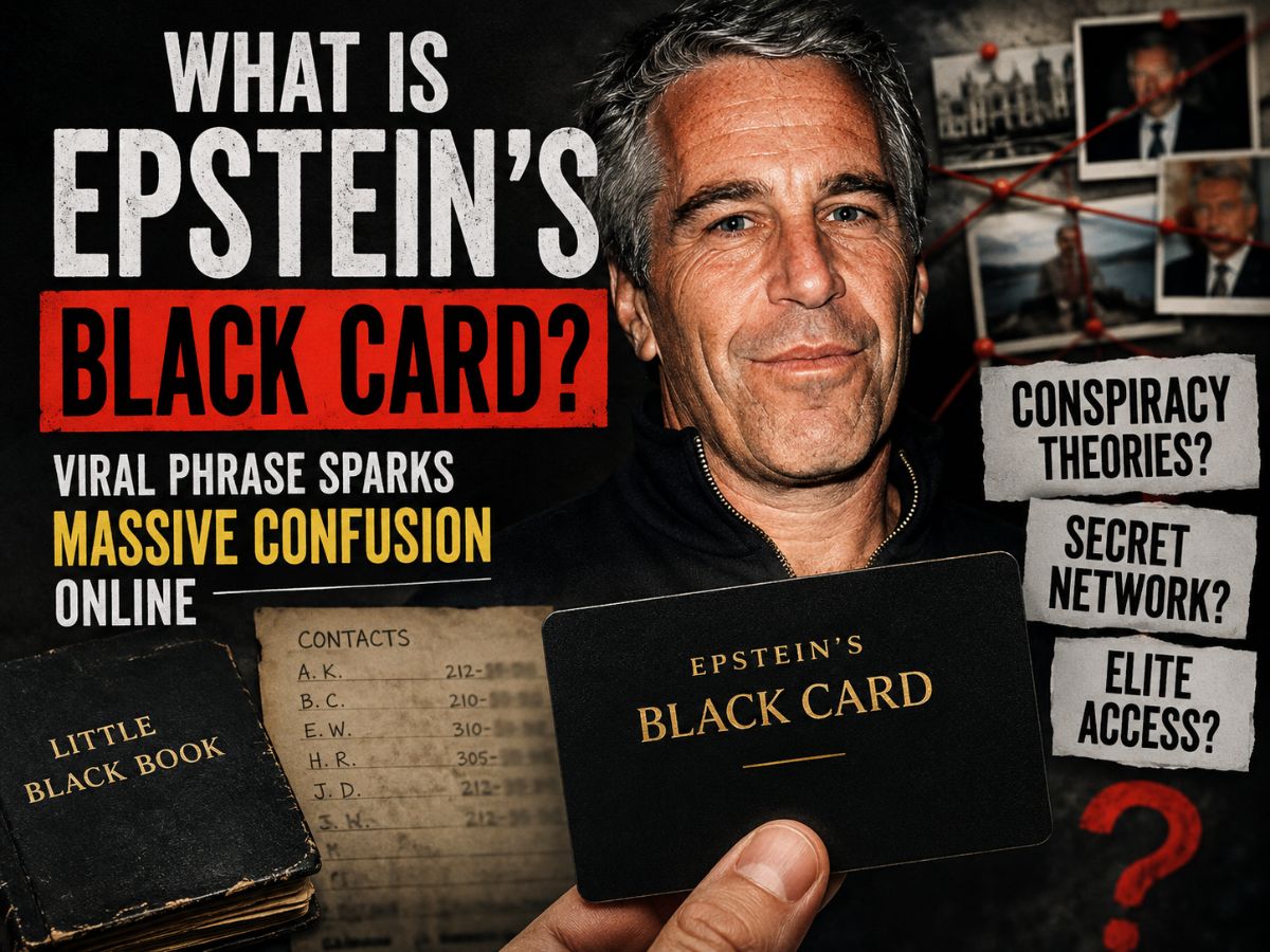 What Is Epstein’s Black Card? Viral Internet Theory Leaves Millions Shocked And Confused