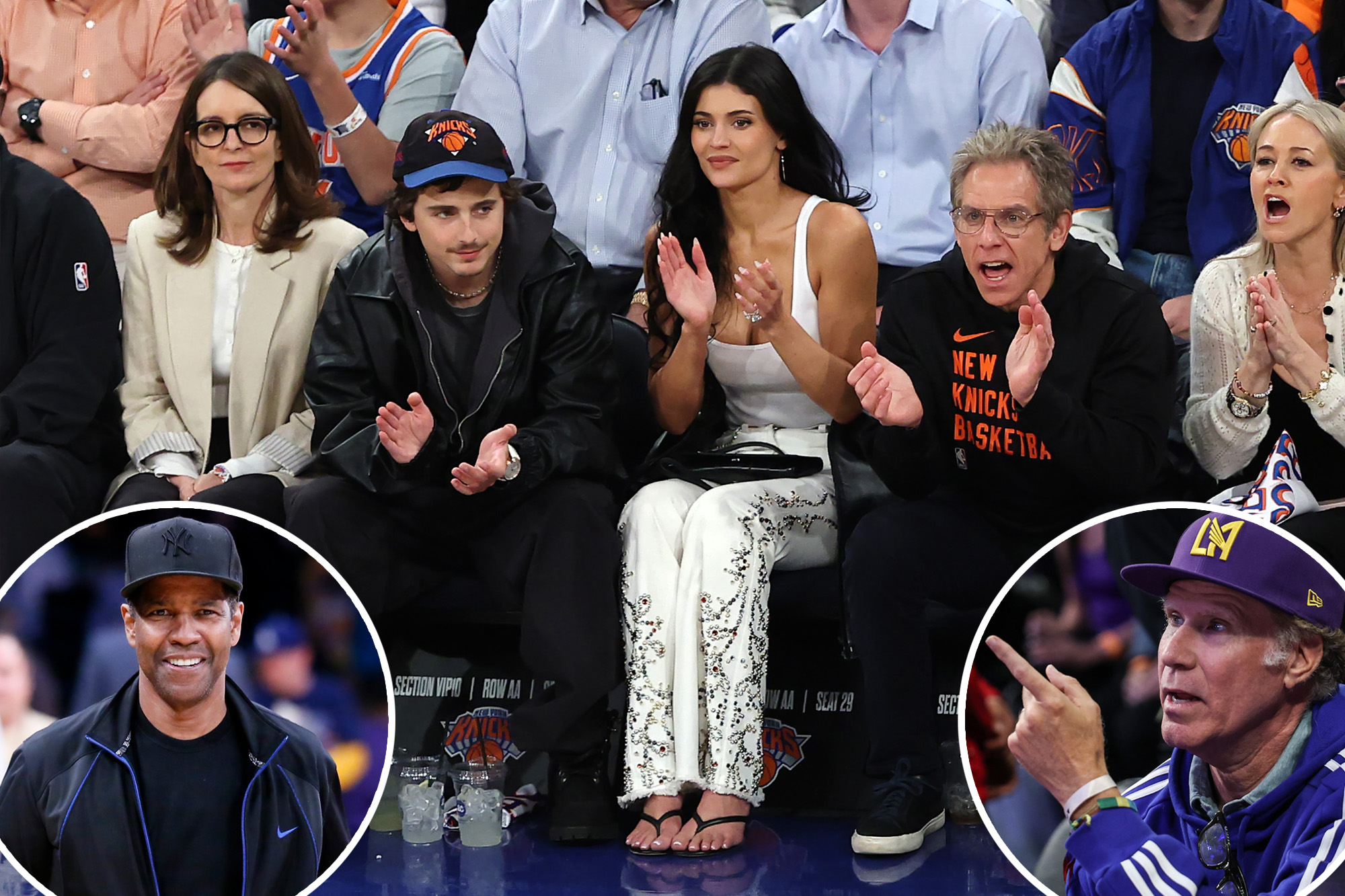 Who would make the ultimate celebrity starting five for the Lakers and Knicks?