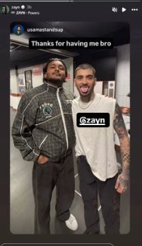 Zayn Malik shares emotional message after KONNAKOL Tour opening night