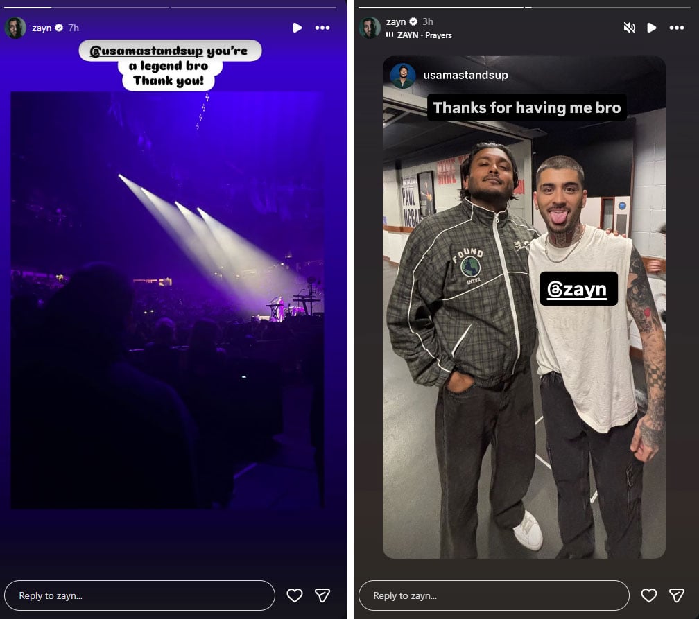 Zayn Malik thanks fans after Konnakol Tour launch in London