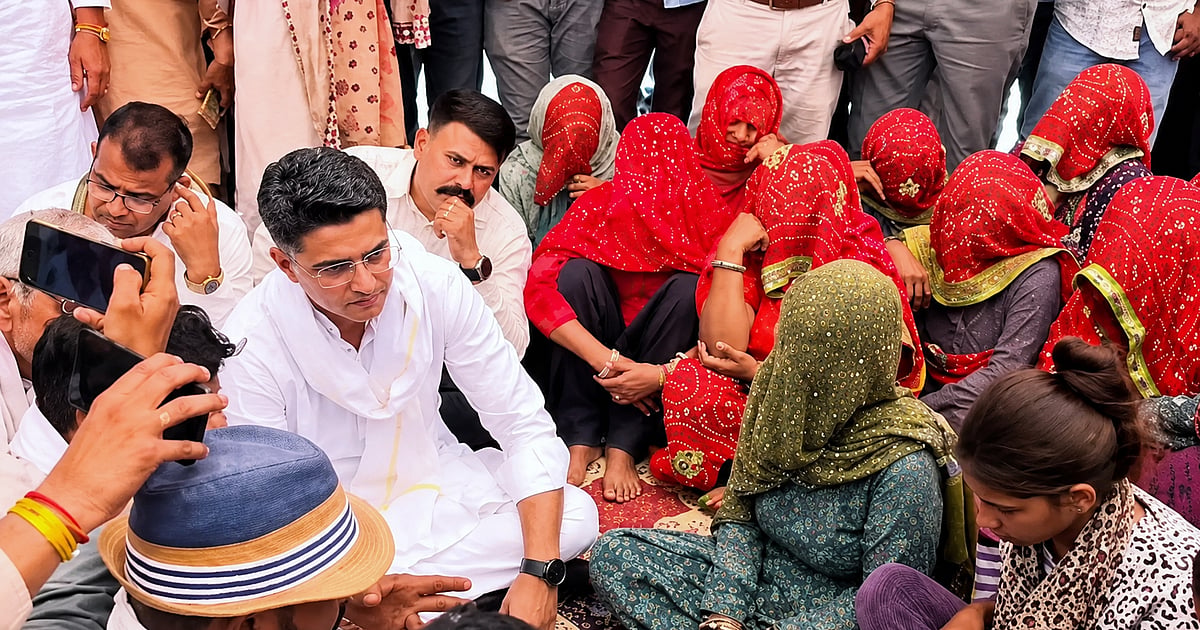 نیٹ پیپر لیک معاملہ: سچن پائلٹ نے جان دینے والے نیٹ امیدوار پردیپ کے اہل خانہ سے کی ملاقات