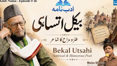 ویڈیو: ادب نامہ کی خصوصی قسط میں بیکلؔ اُتساہی کی شاعری اور تہذیبی وراثت پر سیر حاصل گفتگو