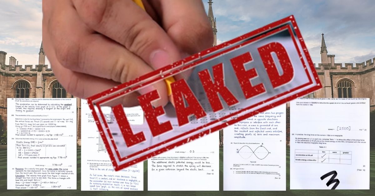 کیمبرج لیکس اسکینڈل، امتحانی پرچے فروخت کرنے کے الزامات سامنے آگئے